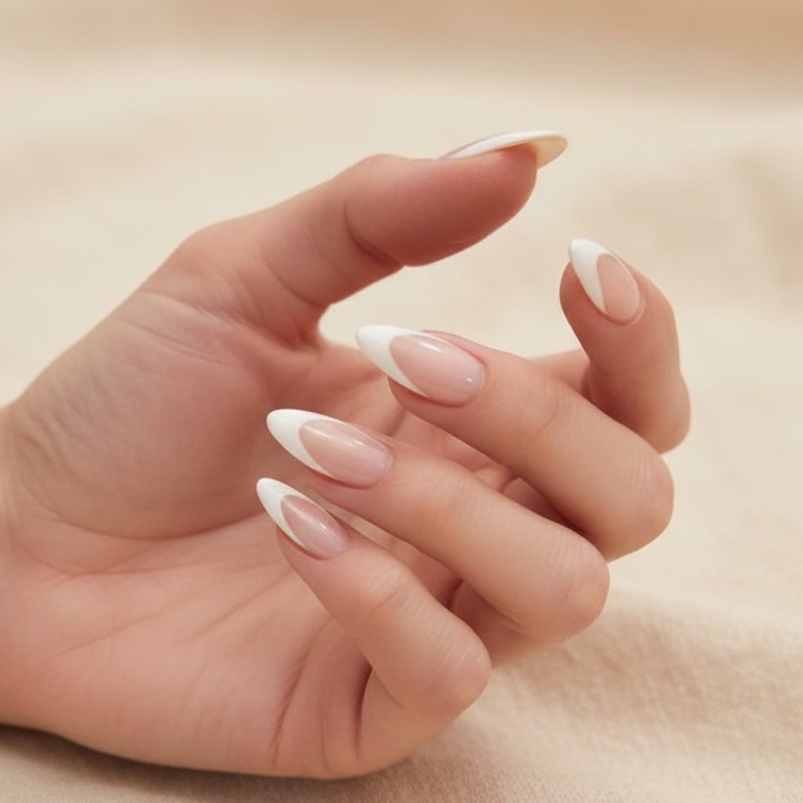 French Tips Side Pose