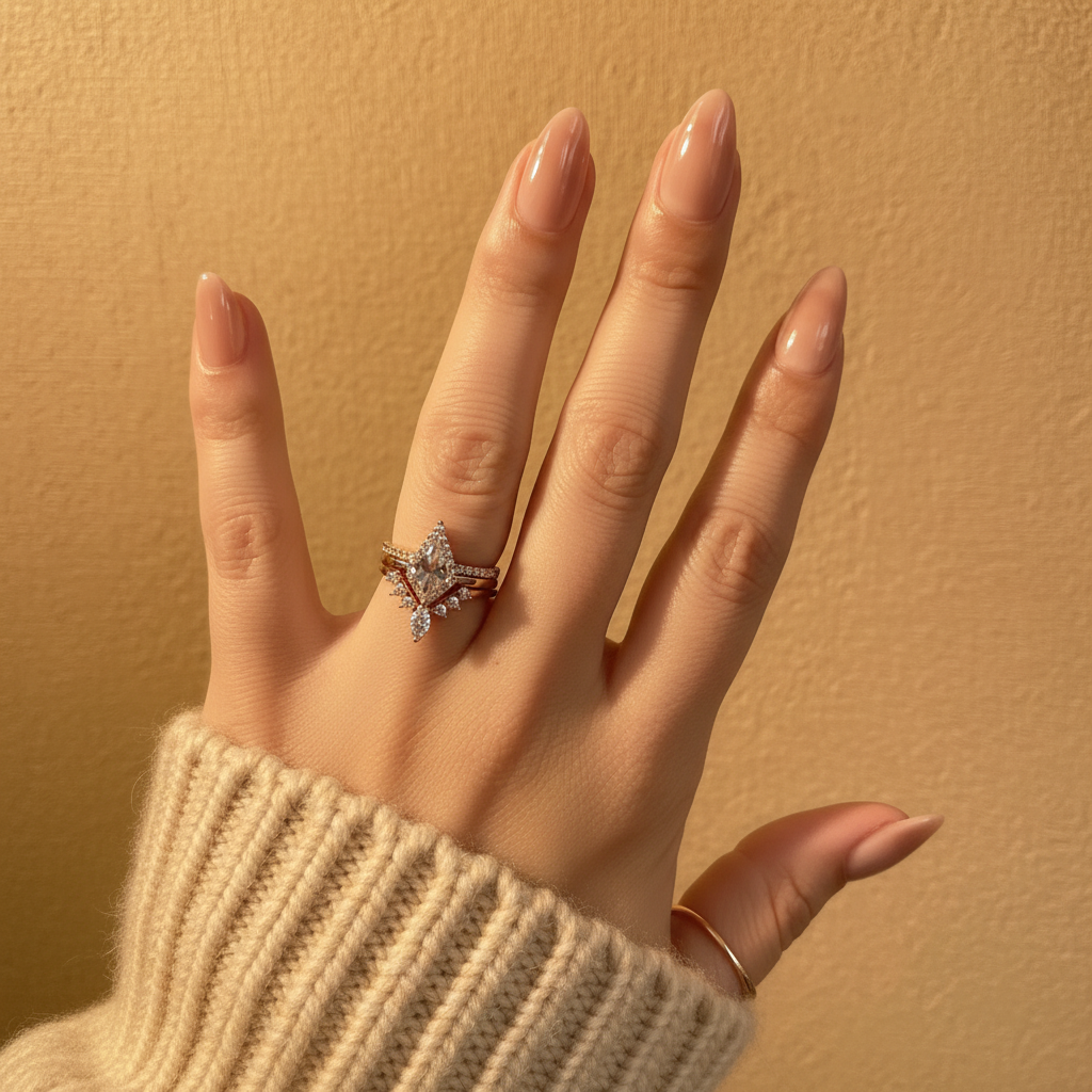 Spread Hand Warm Background